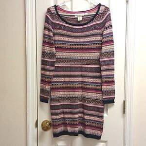 ❄️L. O. G. G. LABEL OF GRADED GOODS XS LONG SLEEVED SWEATER DRESS